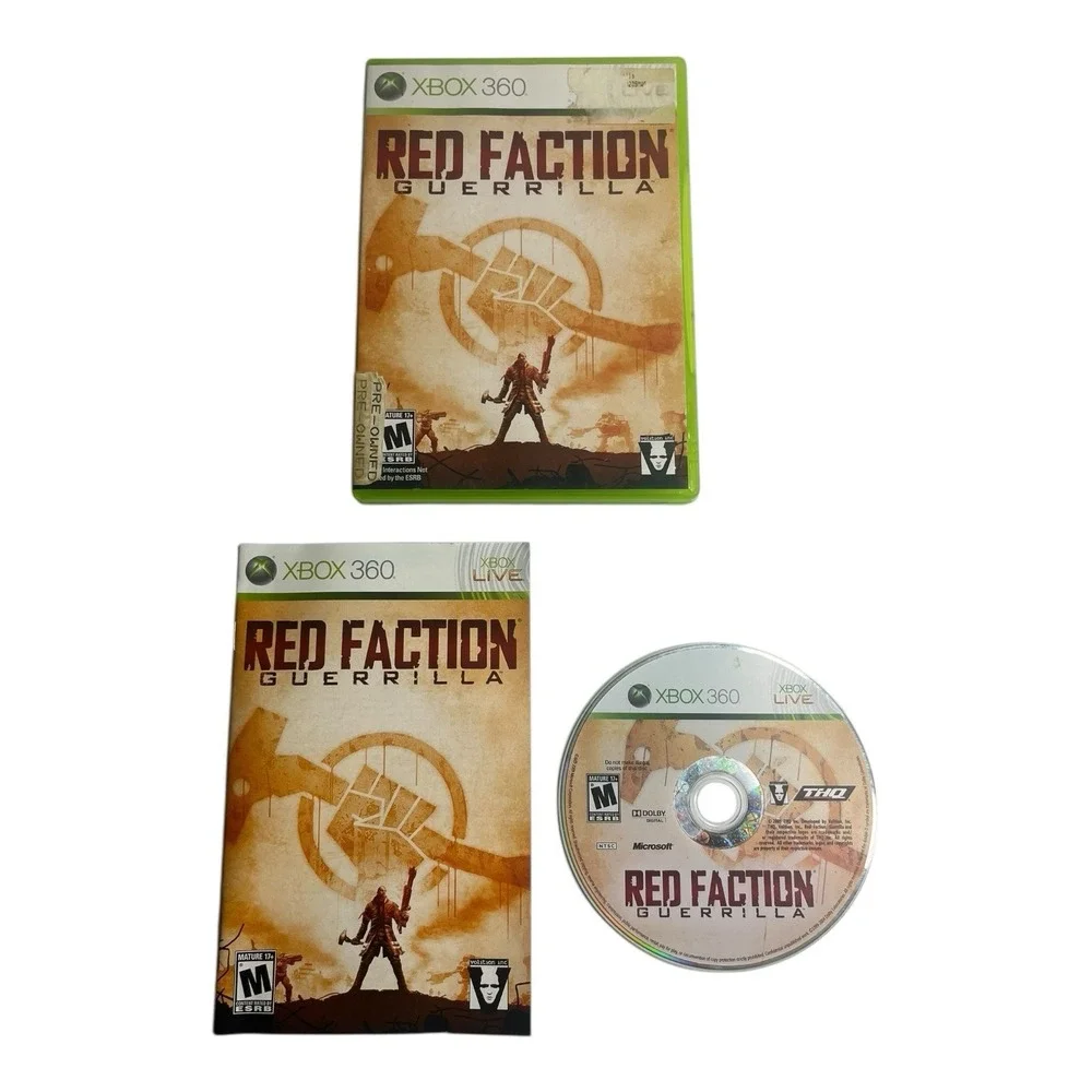 Xbox 360 Bulletstorm Red Faction COD Assassins Medal of Honor Video Bundle Lot 6
